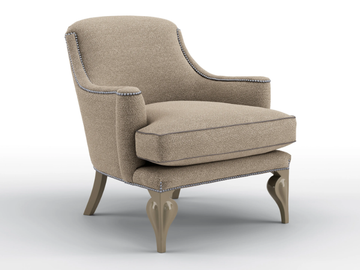 LOPEZ - Fabric armchair with armrests by BRUNO ZAMPA - view 3